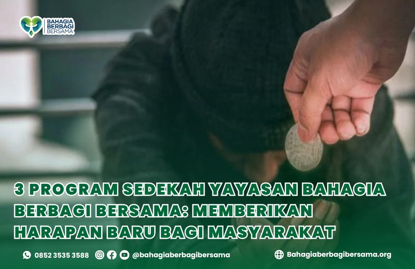 program sedekah yayasan bahagia berbagi bersama