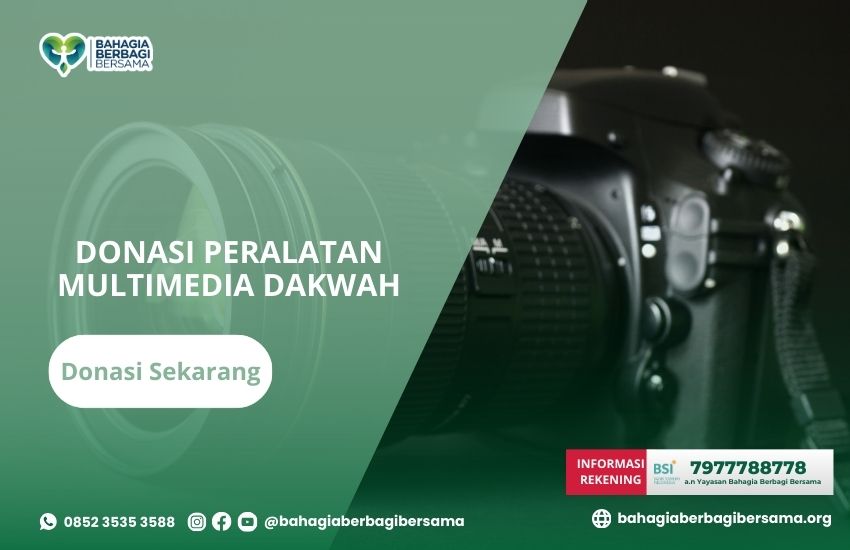 Dukung Dakwah dengan Donassi Peralatan Multimedia
