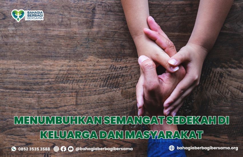Menumbuhkan semangat sedekah